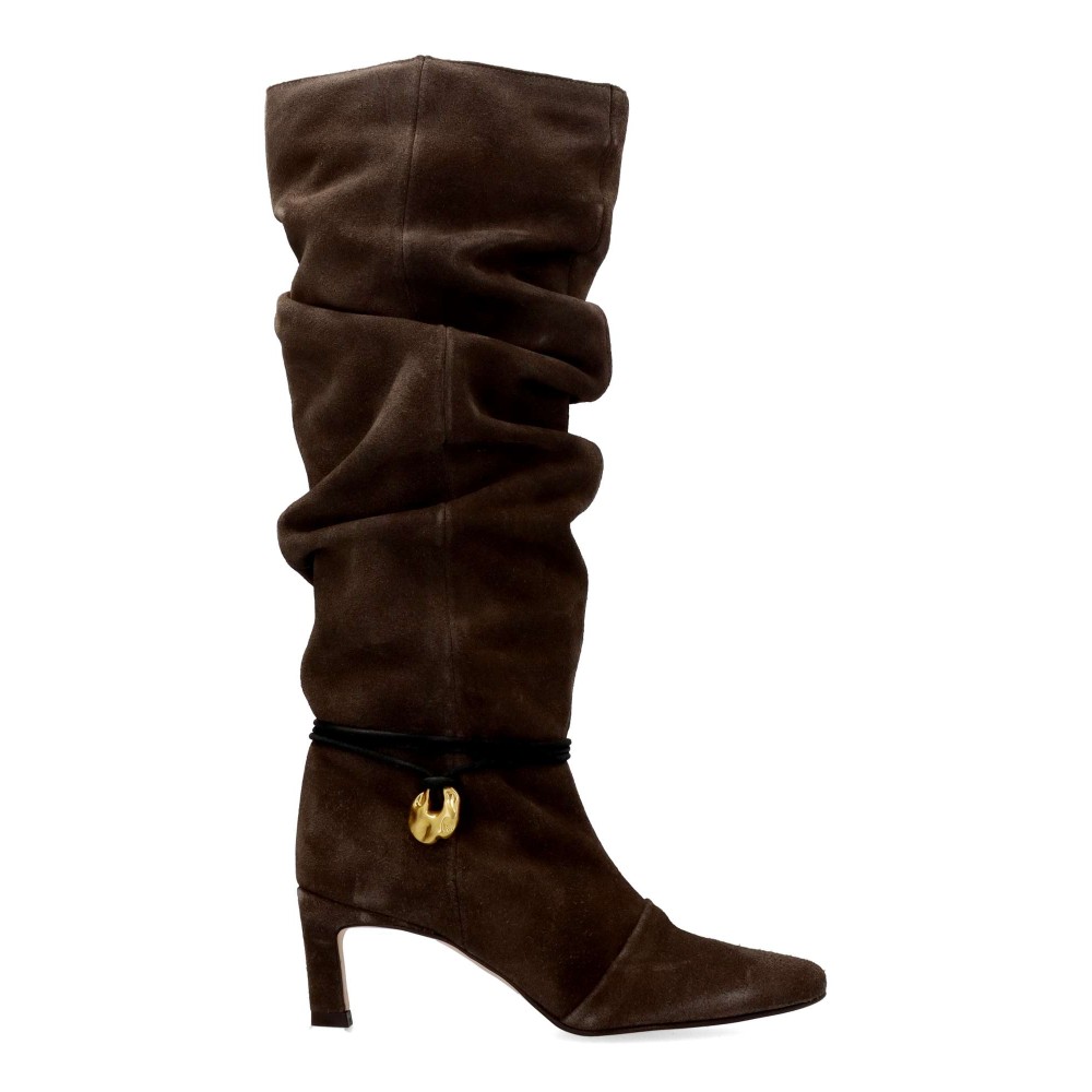 MTNG Bota alta piel serraje confort mujer Gala