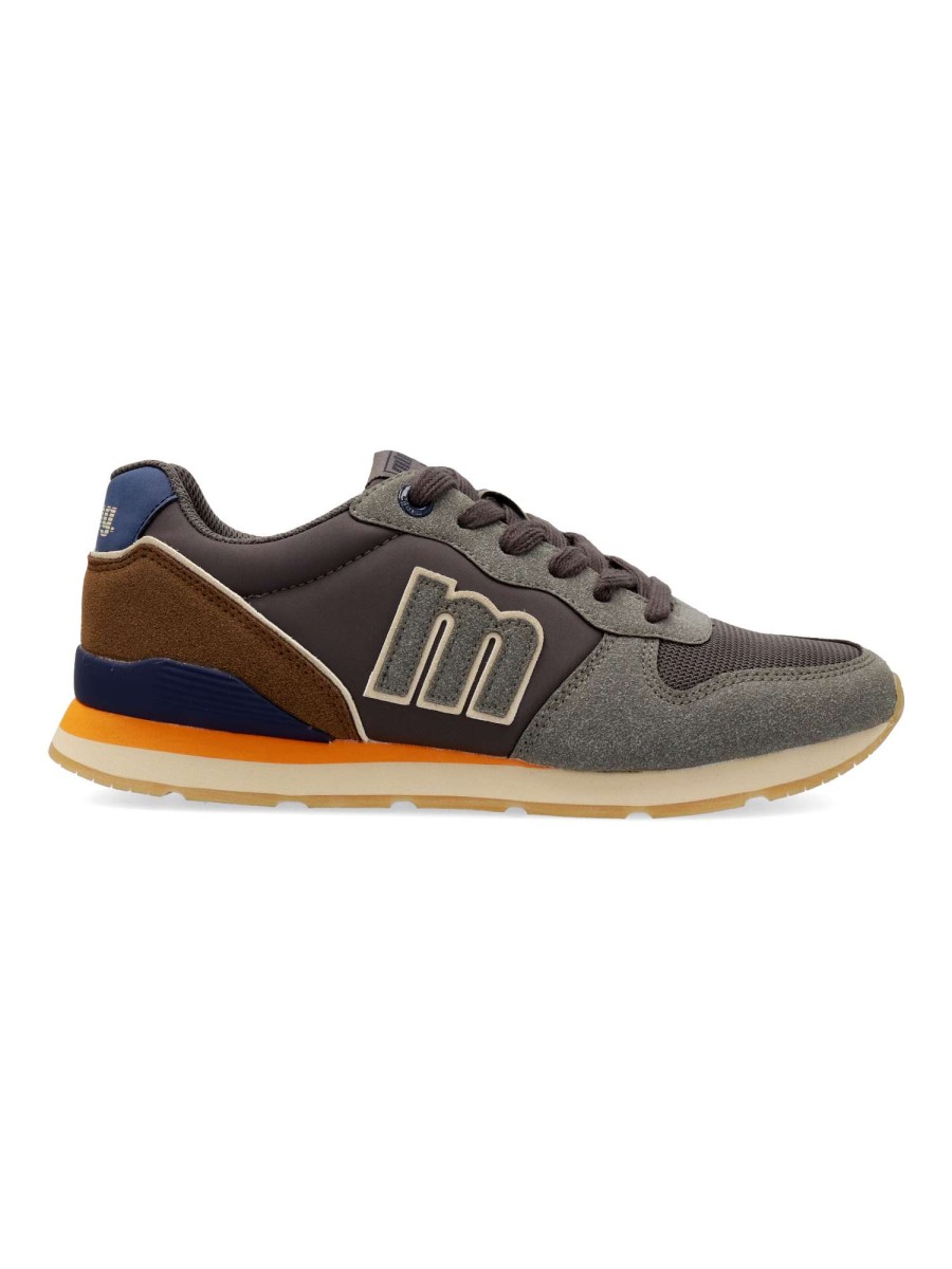 MTNG Sportive Donna Serene 60886 - Scarpe Casual In Tessuto Con Suola In Gomma, Tacco Piatto 5 Cm, Chiusura Con Lacci, Colore Beige