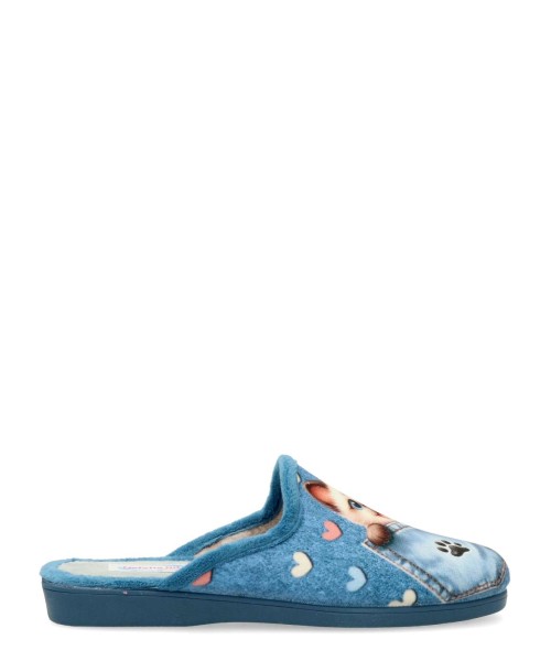 NATALIA Zapatilla de casa plana comfort