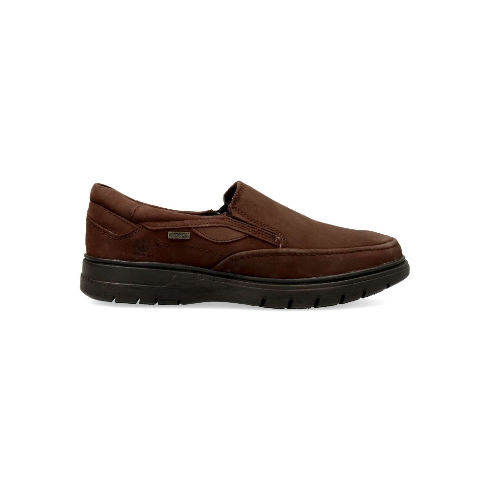 SAKUT Mocasín piel nobuck waterproof hombre