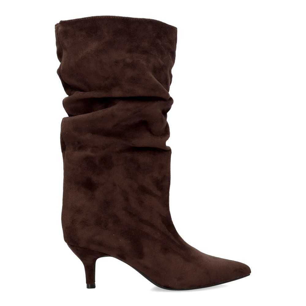 VVNN Bota comfort caña arrugada mujer