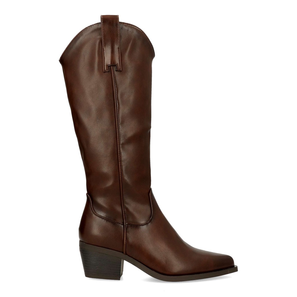 VVNN Bota alta cómoda diseño cowboy