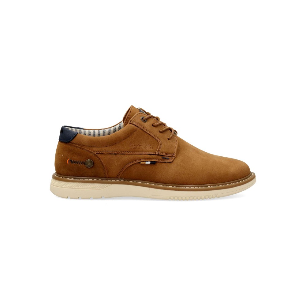 REFRESH Zapato vegano de vestir tipo oxford