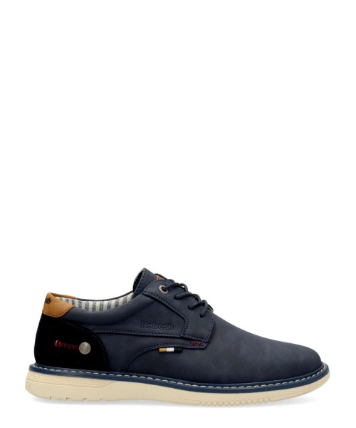 REFRESH Zapato oxford confort vegano hombre