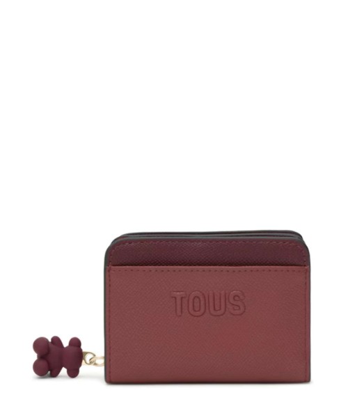 TOUS Billetera cartera Doble Audree Saffiano