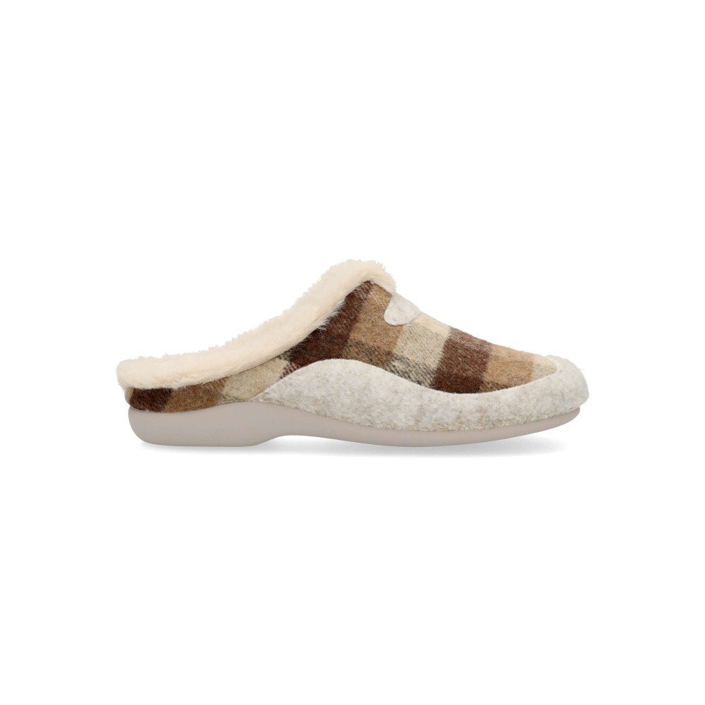 GARZON Zapatilla de casa cálida y confort mujer