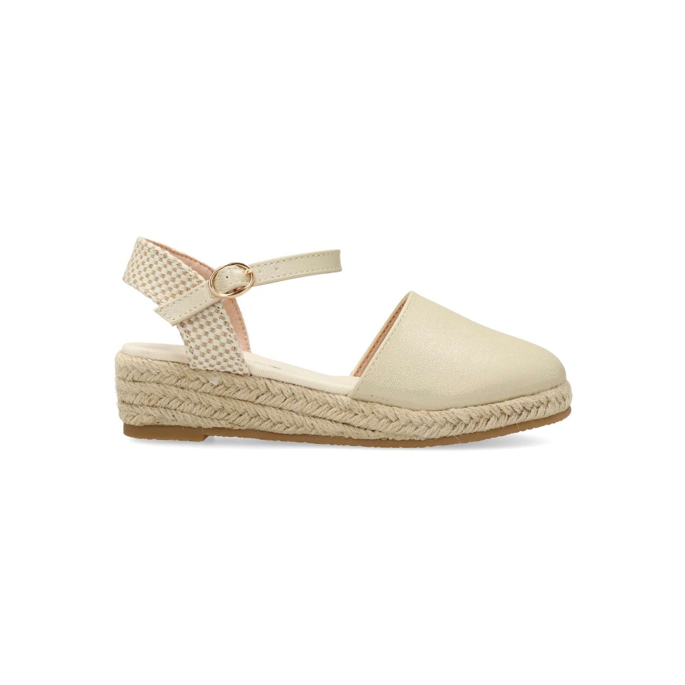 PEKES Valenciana esparteña cuña hebilla