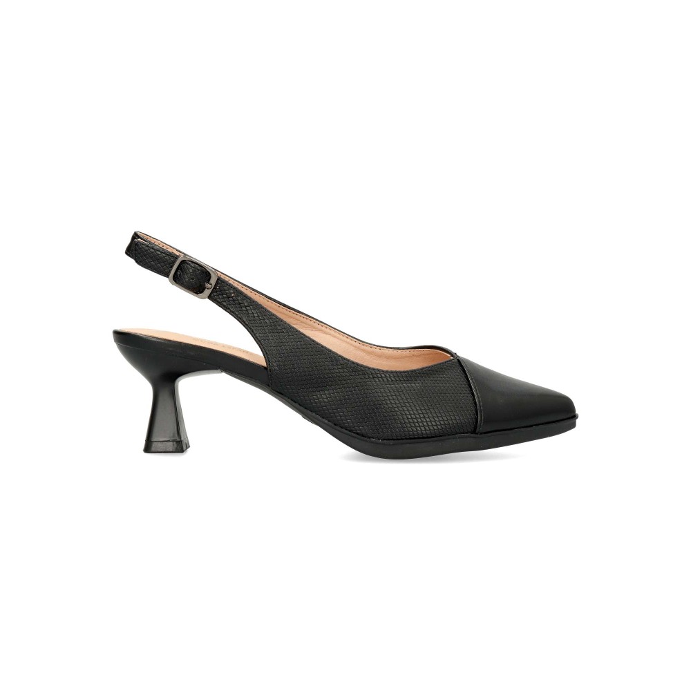 VVNN Zapato salón destalonado mujer