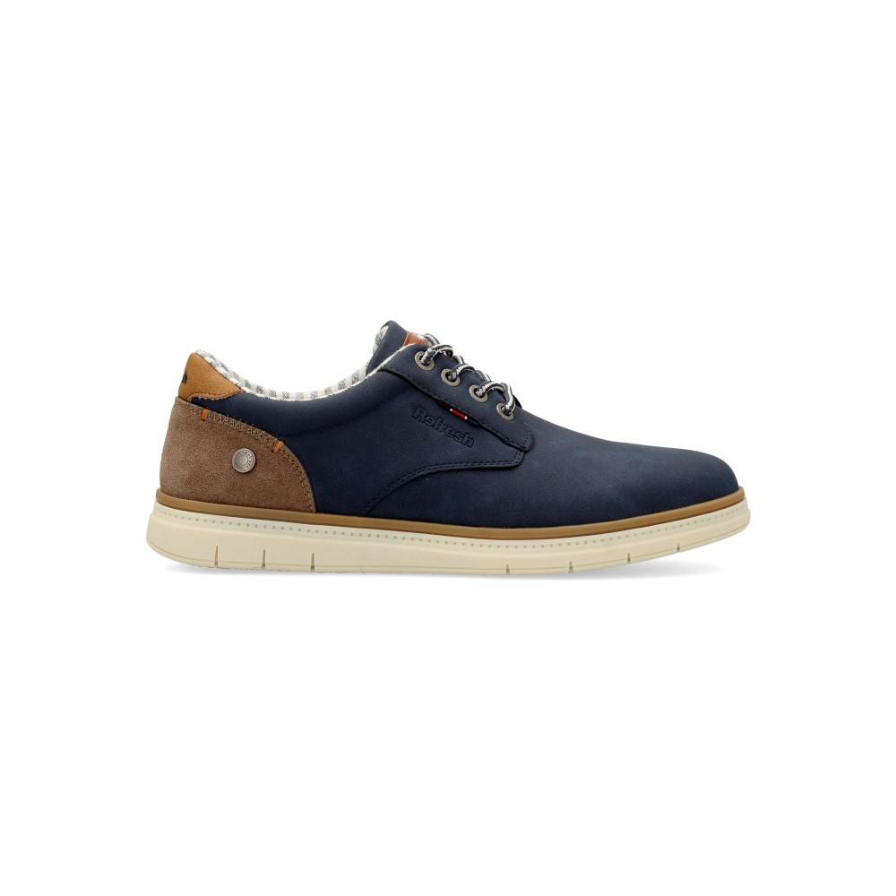 REFRESH Zapato de vestir tipo oxford hombre