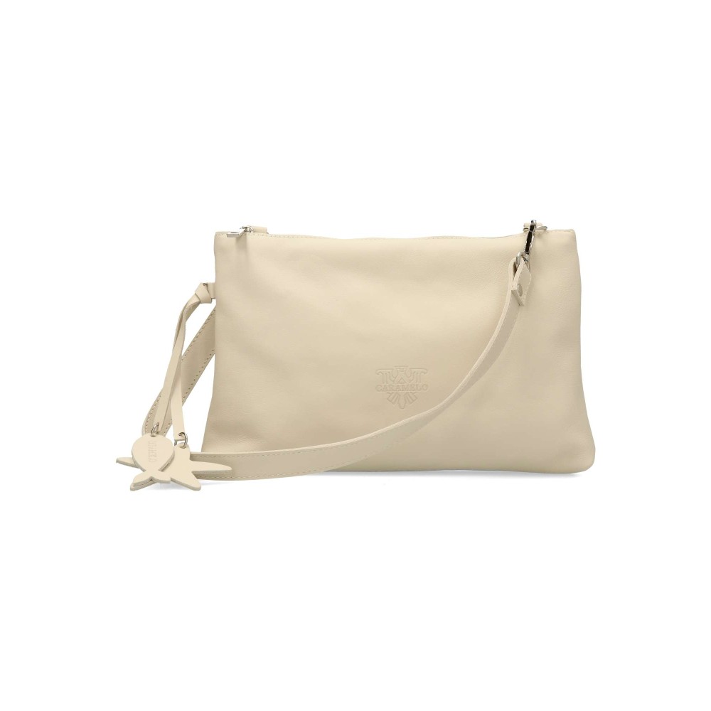 CARAMELO Cartera piel napa mujer