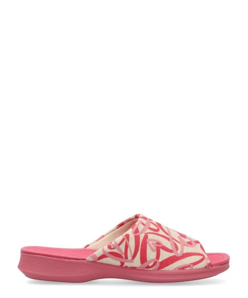 GARZON Zapatilla confort pinki corazones