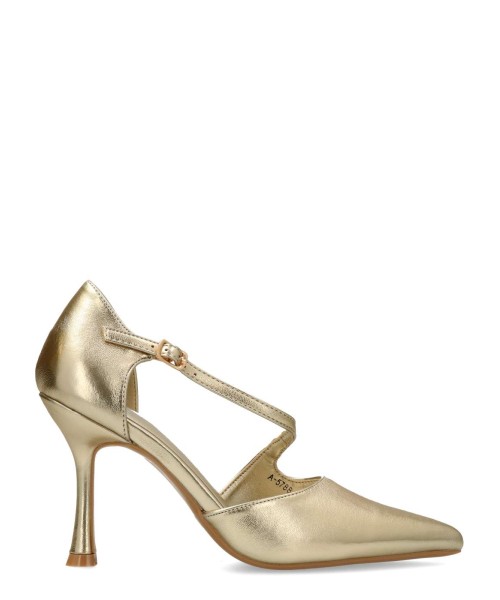 BUONAROTTI Zapato salón metalizado mujer