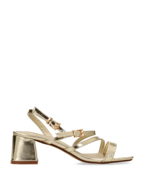 BUONAROTTI Sandalia fiesta metalizada mujer