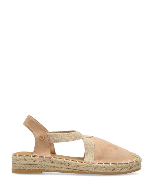 BUONAROTTI Sandalia alpargata elásticos mujer