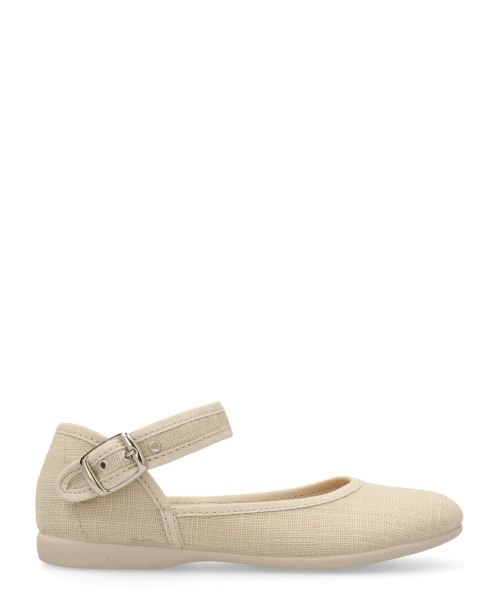 PEKES Bailarina lino hebilla niña