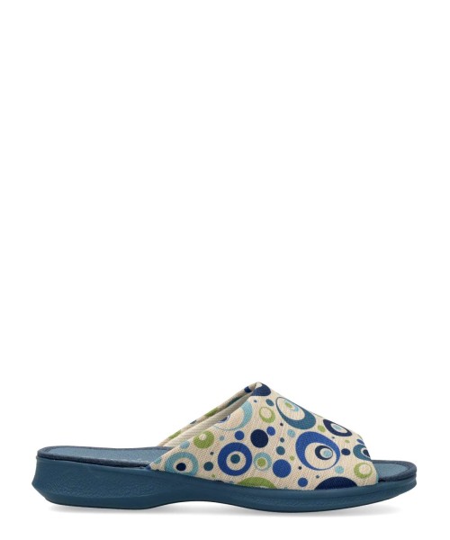 GARZON Zapatilla confort pinki circulos