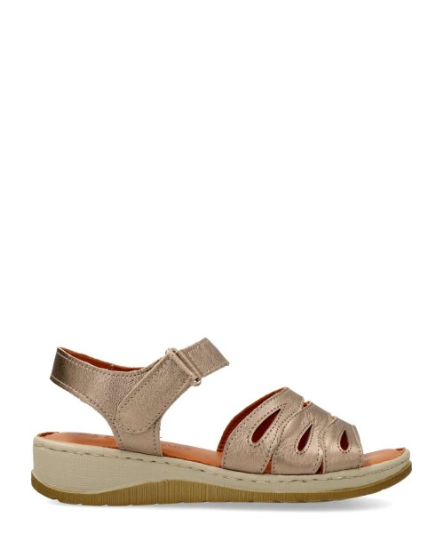 48+ HOURS Sandalia aberturas piel confort mujer