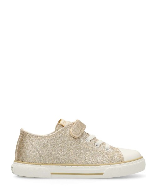 CONGUITOS Zapatillas Lona Glitter Doradas