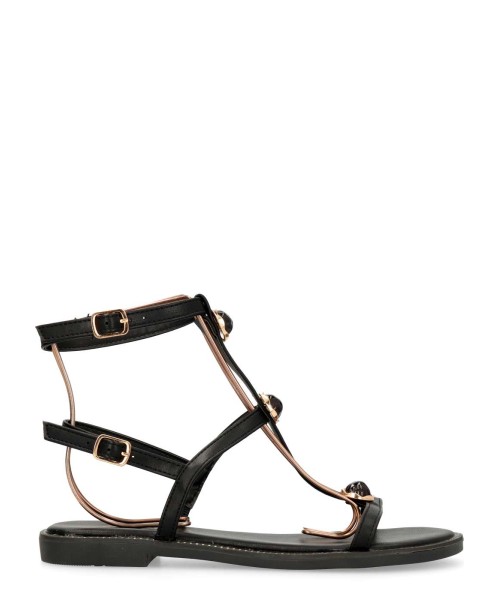 ISTERIA Sandalia romana plana confort