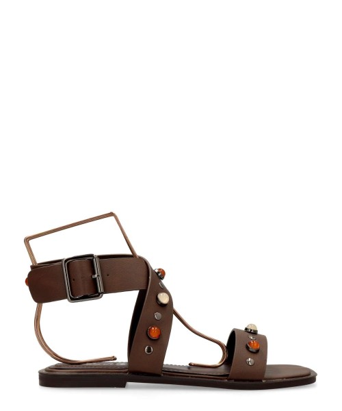 ISTERIA Sandalia plana elegante vegana