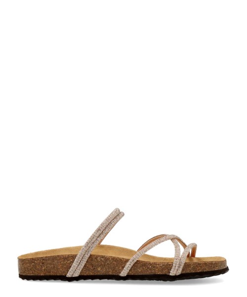 GEOX Sandalia bio pedrería brillo Brionia