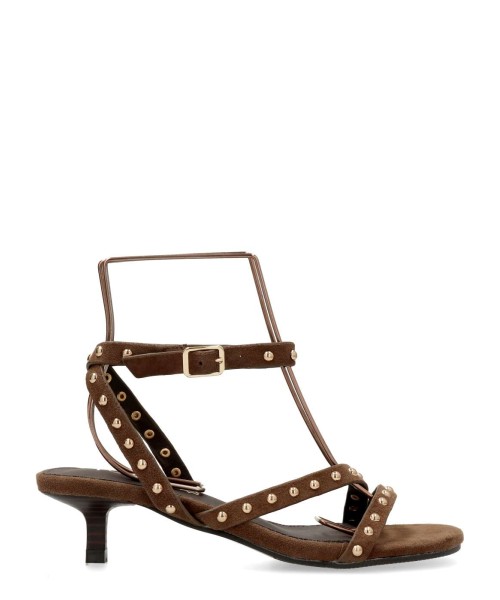 TOP3 Sandalia piel tiras detalle tachas