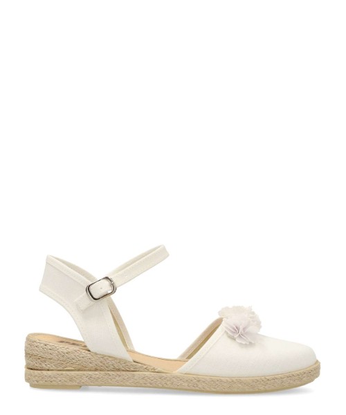 PEKES Sandalia alpargata flores niña