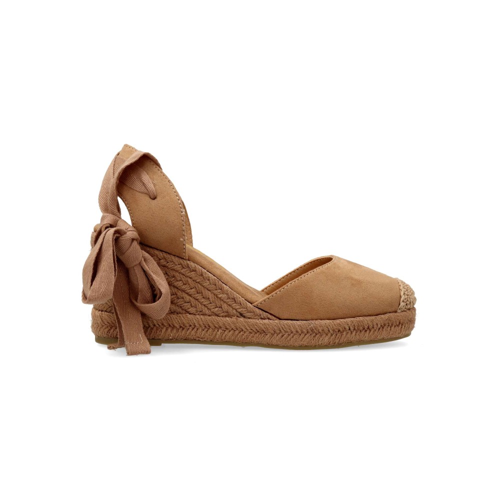 AMARPIES Sandalia valenciana cuña yute mujer