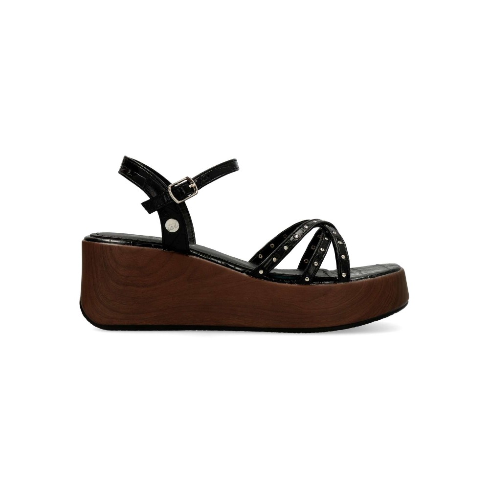 ISTERIA Sandalia plataforma confort mujer