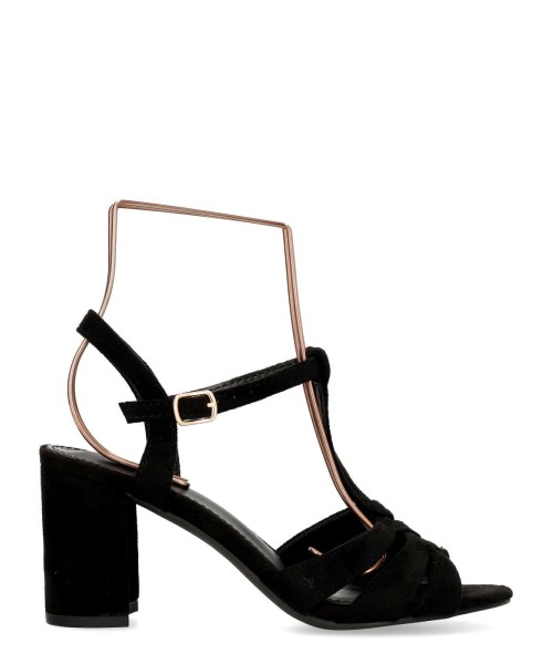 BUONAROTTI Sandalia fiesta antelina mujer