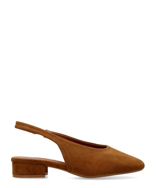 BUONAROTTI Zapato salón elegante antelina