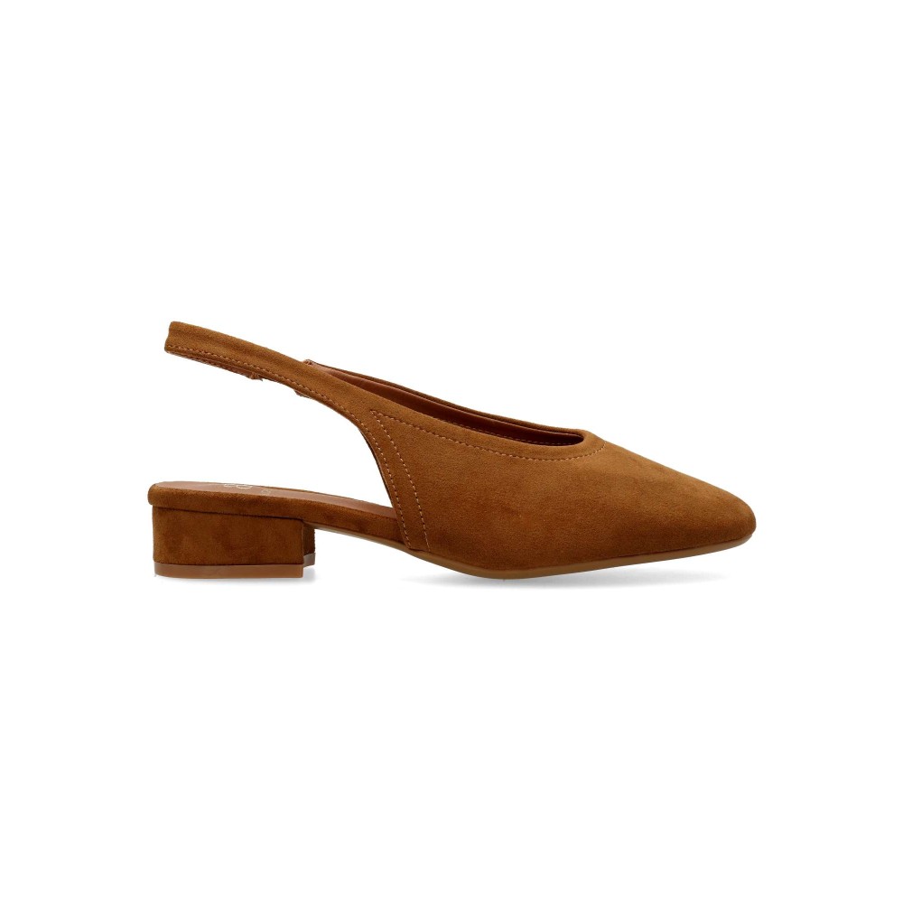 BUONAROTTI Zapato salón elegante antelina