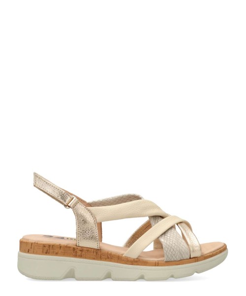 24 HRS Sandalia tiras cruzadas confort mujer