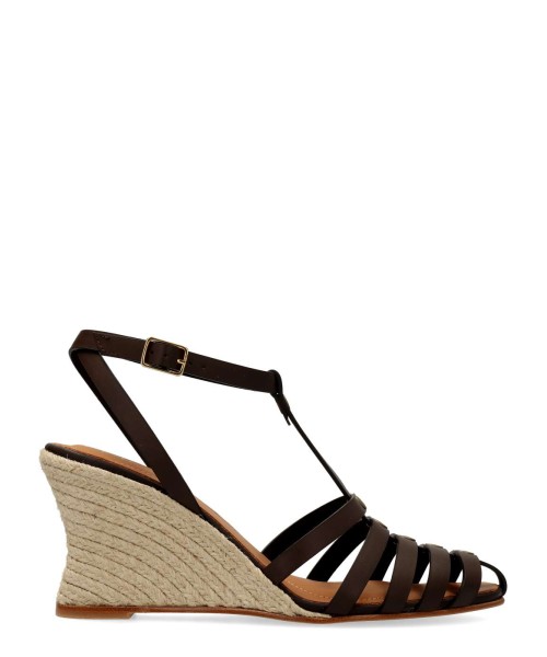 CASTELLER Sandalia esparteña artesanal piel