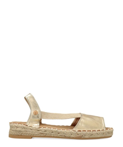 BUONAROTTI Sandalia alpargata elásticos mujer