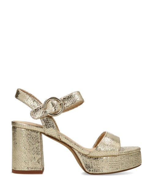 VANESSA Sandalia fiesta metalizada mujer