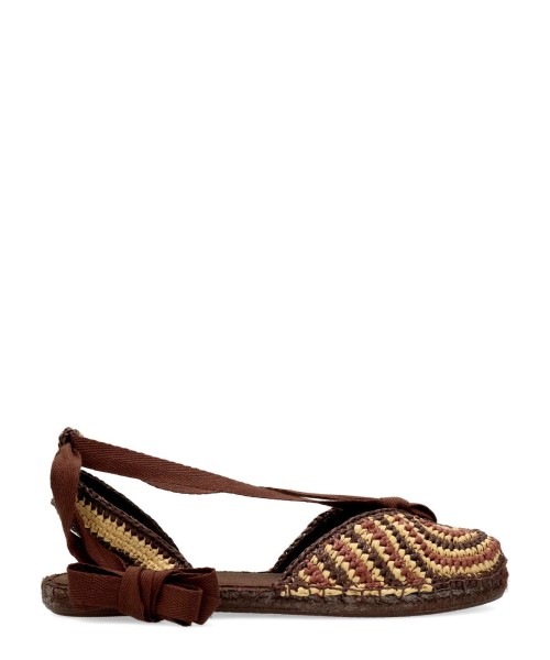 VANESSA Alpargata plana rafia mujer