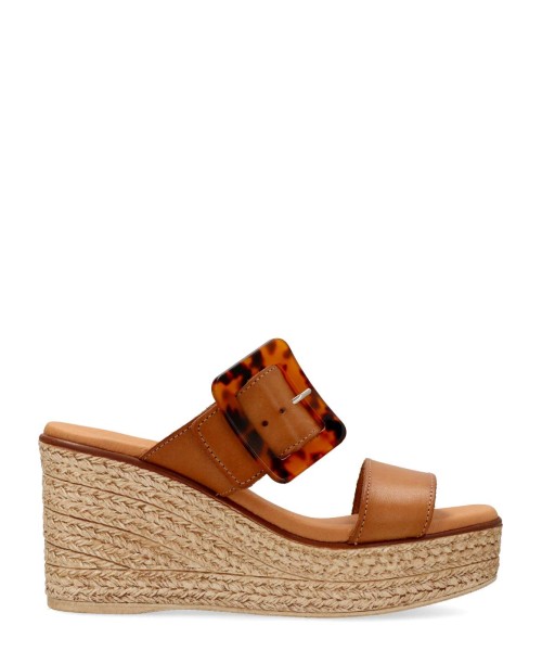 VANESSA Sandalia cuña efecto esparto mujer