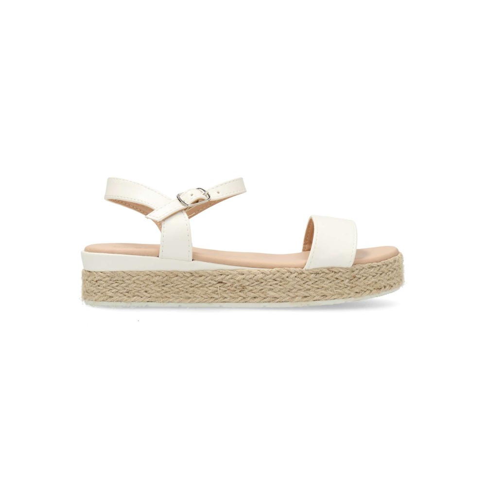 PEKES Sandalia alpargata plataforma