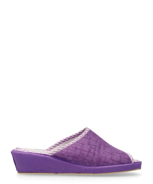 VANESSA Zapatilla de casa cuña confort