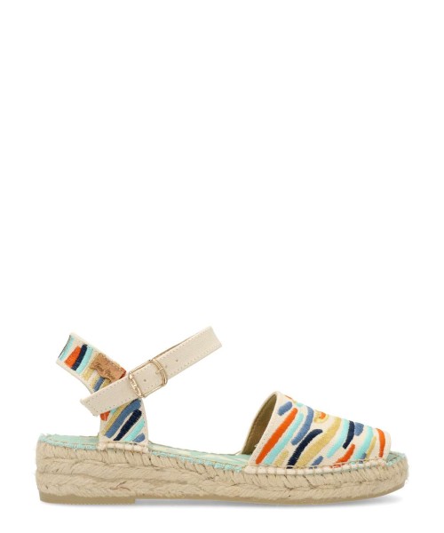 TONI PONS Sandalia alpargata hebilla bordado