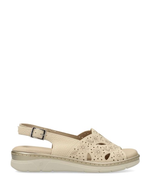 PITILLOS Sandalia confort piel grabada