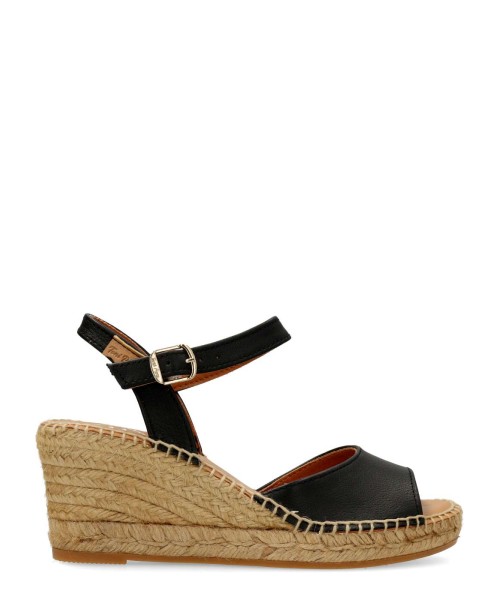 TONI PONS Sandalia alpargata esparto piel confort