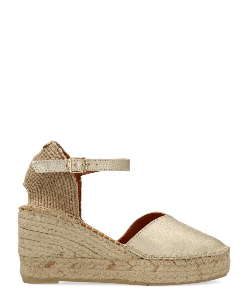 TONI PONS Valenciana metalizada cuña yute