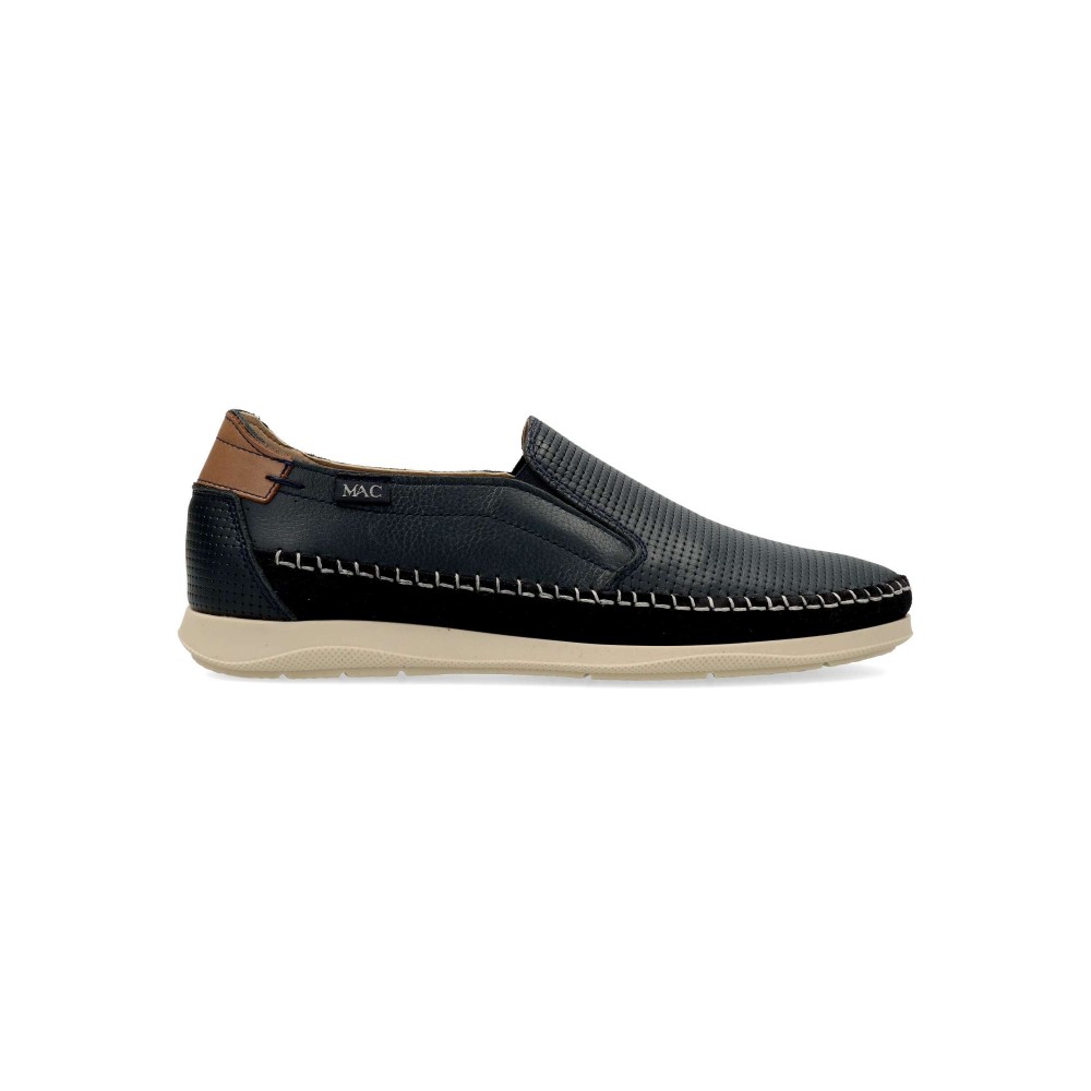 MAC Zapato mocasín piel picada confort