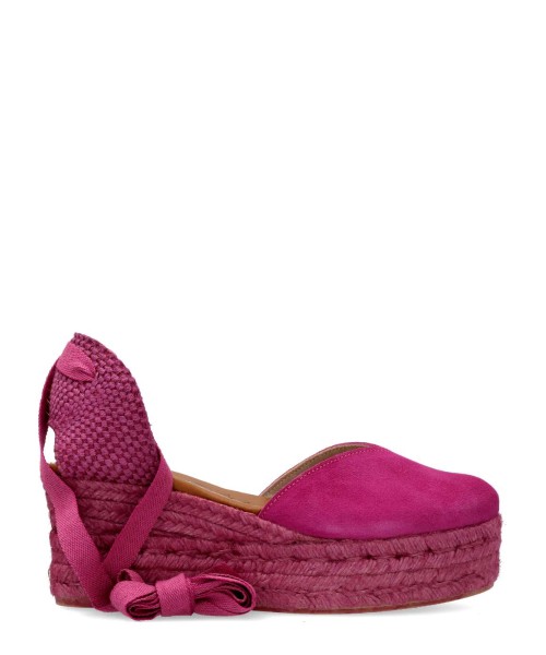 TORRES Alpargata valenciana cintas piel serraje