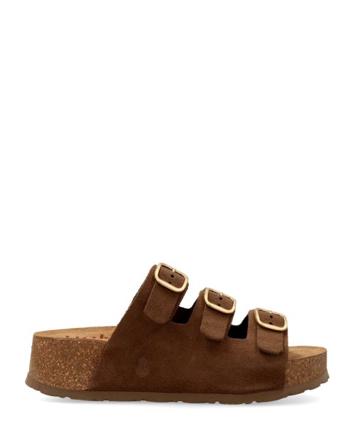 YOKONO Sandalia bio piel serraje plataforma