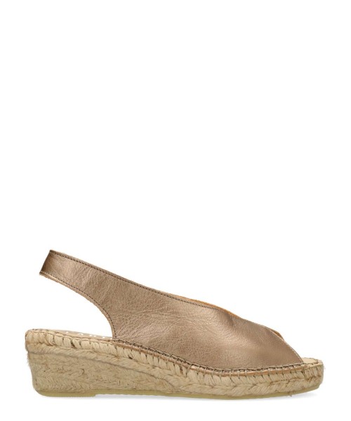 FABIOLAS Sandalia alpargata piel confort mujer 