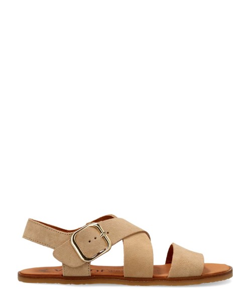 VIVANT Sandalia barefoot tiras piel serraje