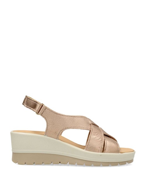 IMAC Sandalia cuña piel confort mujer